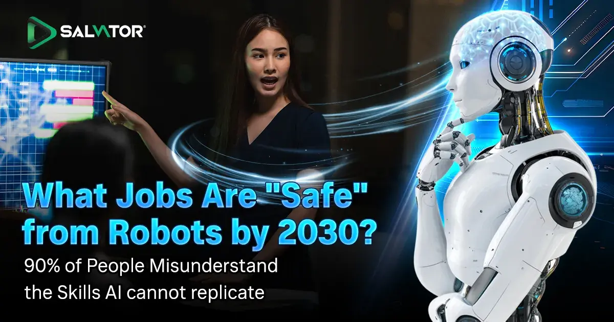 What Jobs Are "Safe" from Robots by 2030? 90% of People Misunderstand the Skills AI cannot replicate
