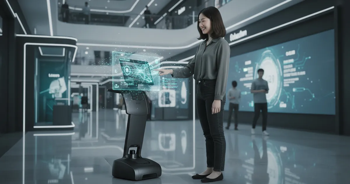 Retail & Mall AI Conversation Robot