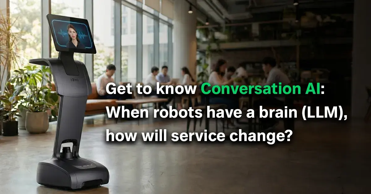 Introducing Conversation AI, an intelligent robot with an LLM (Level of Knowledge and Skills) brain, helping to elevate customer service in the digital age.